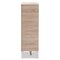Baxton Studio Adelina Mid-Century Modern 1-door Oak and Grey Wood Shoe Cabinet 138-7710 - alternate 8